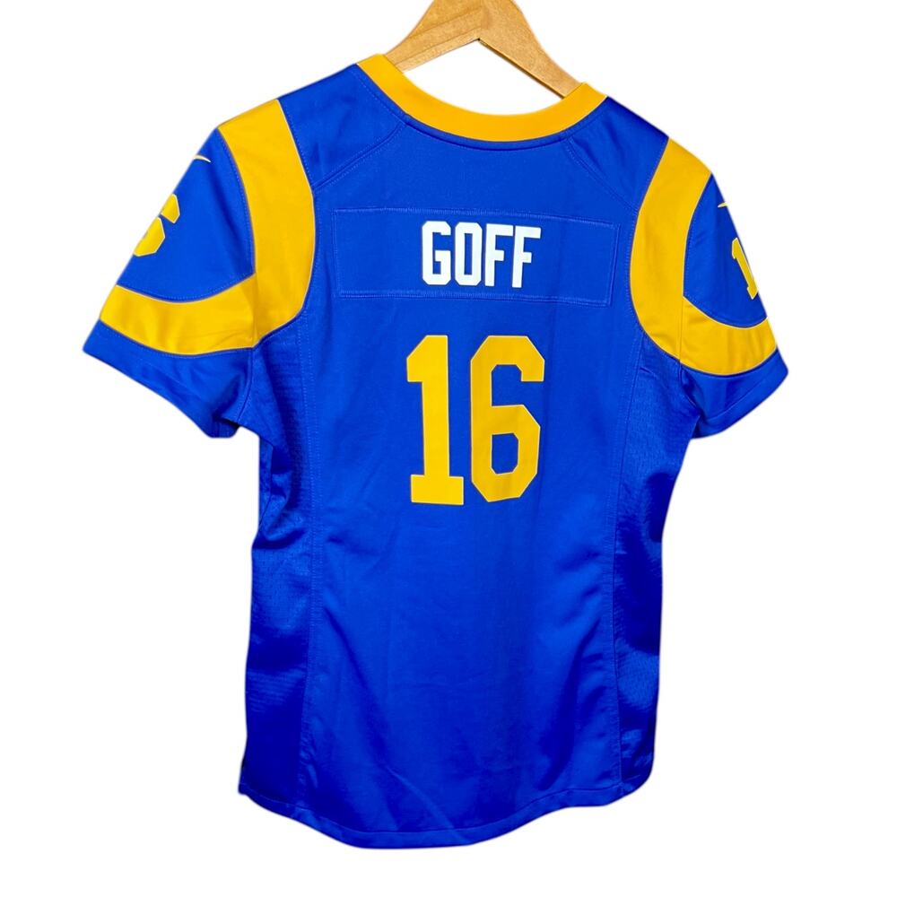 Nike On Field LA Rams Jared Goff #16 Football Jersey Women's M -$130 Retail - Picture 2 of 5